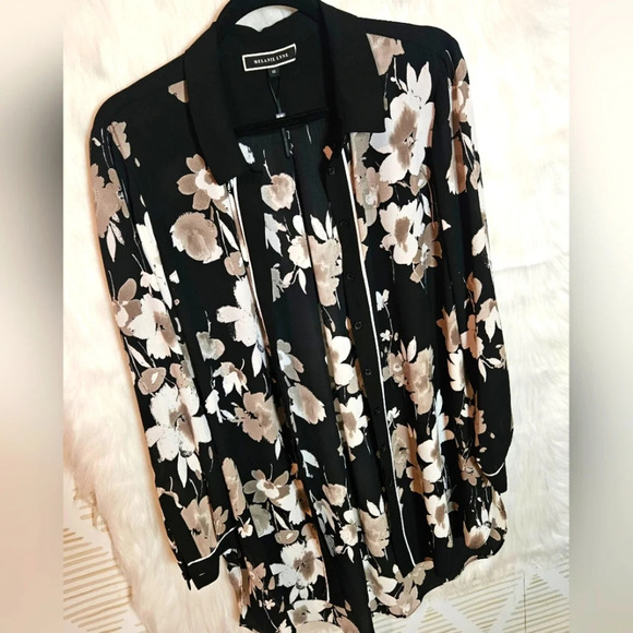 Melanie Lyne Classic Floral Drape Kimono (NWOT) - Picture 2 of 7